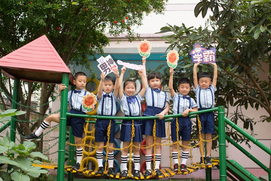 Children taking part in after-school literacy activities.